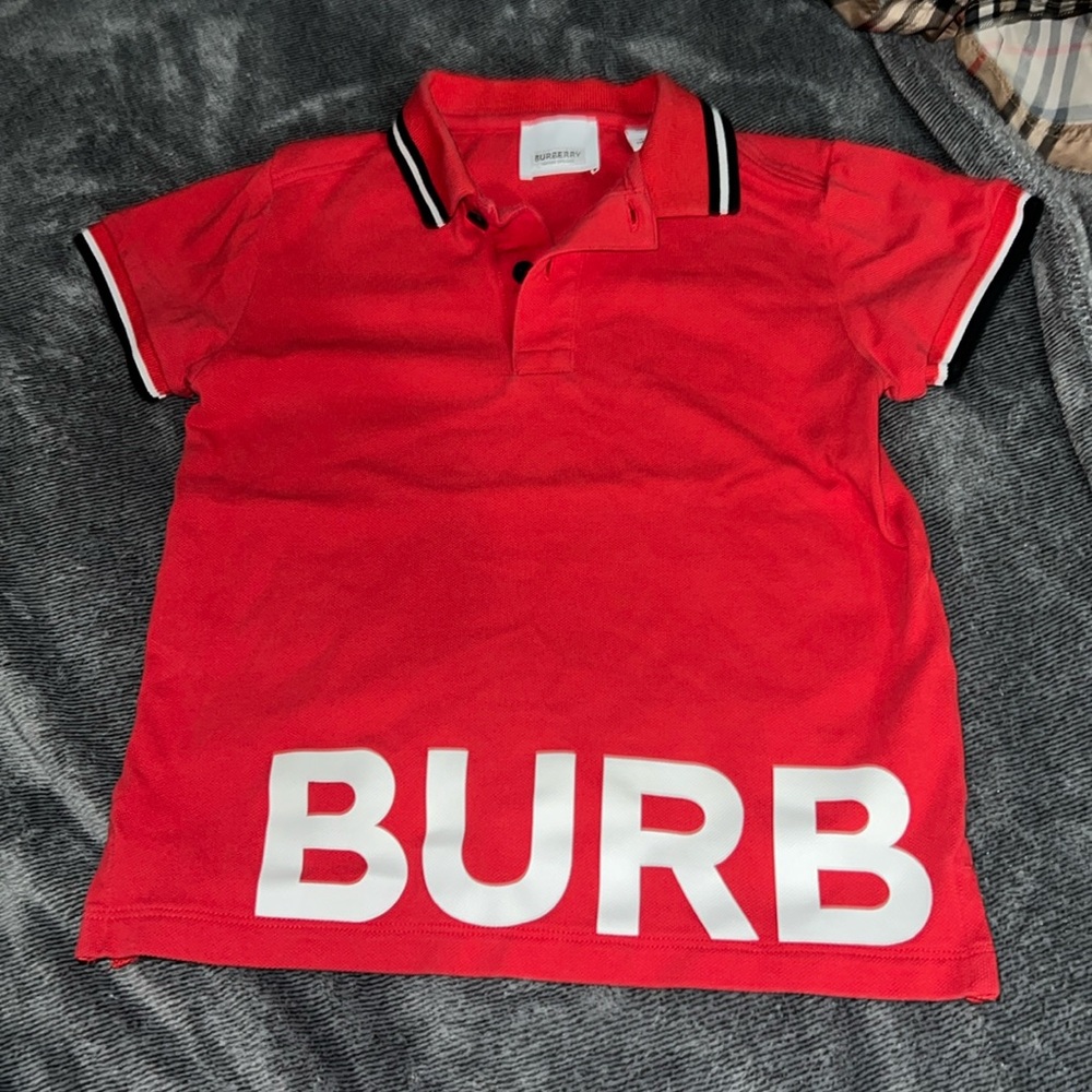 Boys Burberry polo